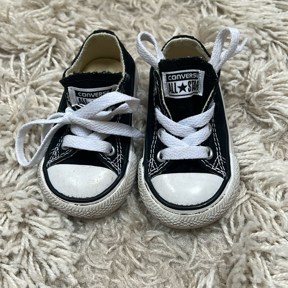 Converse Kids Shoes in Black and White